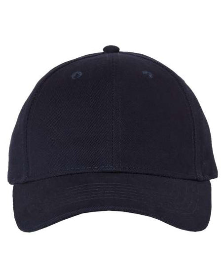 Valucap Heavy Brushed Twill Structured Cap - Valucap 9910 Valucap Navy Adjustable