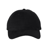 Valucap Heavy Brushed Twill Unstructured Cap - Valucap 9610 Valucap Black Adjustable
