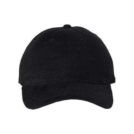 Valucap Heavy Brushed Twill Unstructured Cap - Valucap 9610 Valucap Black Adjustable