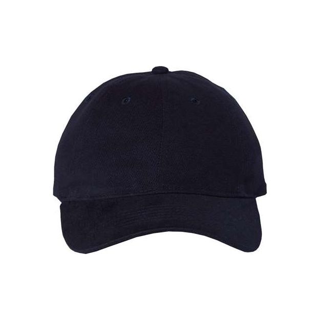 Valucap Heavy Brushed Twill Unstructured Cap - Valucap 9610 Valucap Navy Adjustable