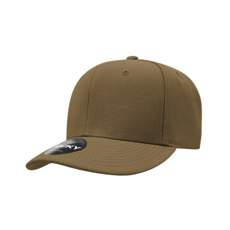 Decky 6 Panel Low Profile Structured Acrylic/Polyester Cap | Decky 206