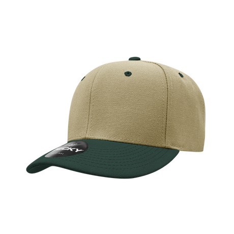 Decky 6 Panel Low Profile Structured Acrylic/Polyester Cap | Decky 206