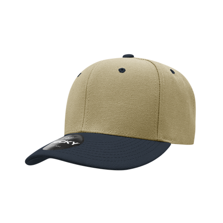 Decky 6 Panel Low Profile Structured Acrylic/Polyester Cap | Decky 206