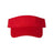 Valucap Bio-Washed Visor - Valucap VC500 Valucap Red Adjustable