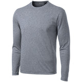 DRIEQUIP Mens Long Sleeve Moisture Wicking Heathered T Shirts In XS-4XL DRI-EQUIP X-Small Vintage Heather