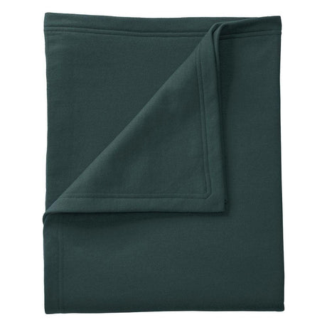 Joe's USA Core Fleece Sweatshirt Blanket Joe's USA Dark Green