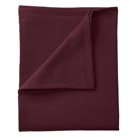 Joe's USA Core Fleece Sweatshirt Blanket Joe's USA Maroon