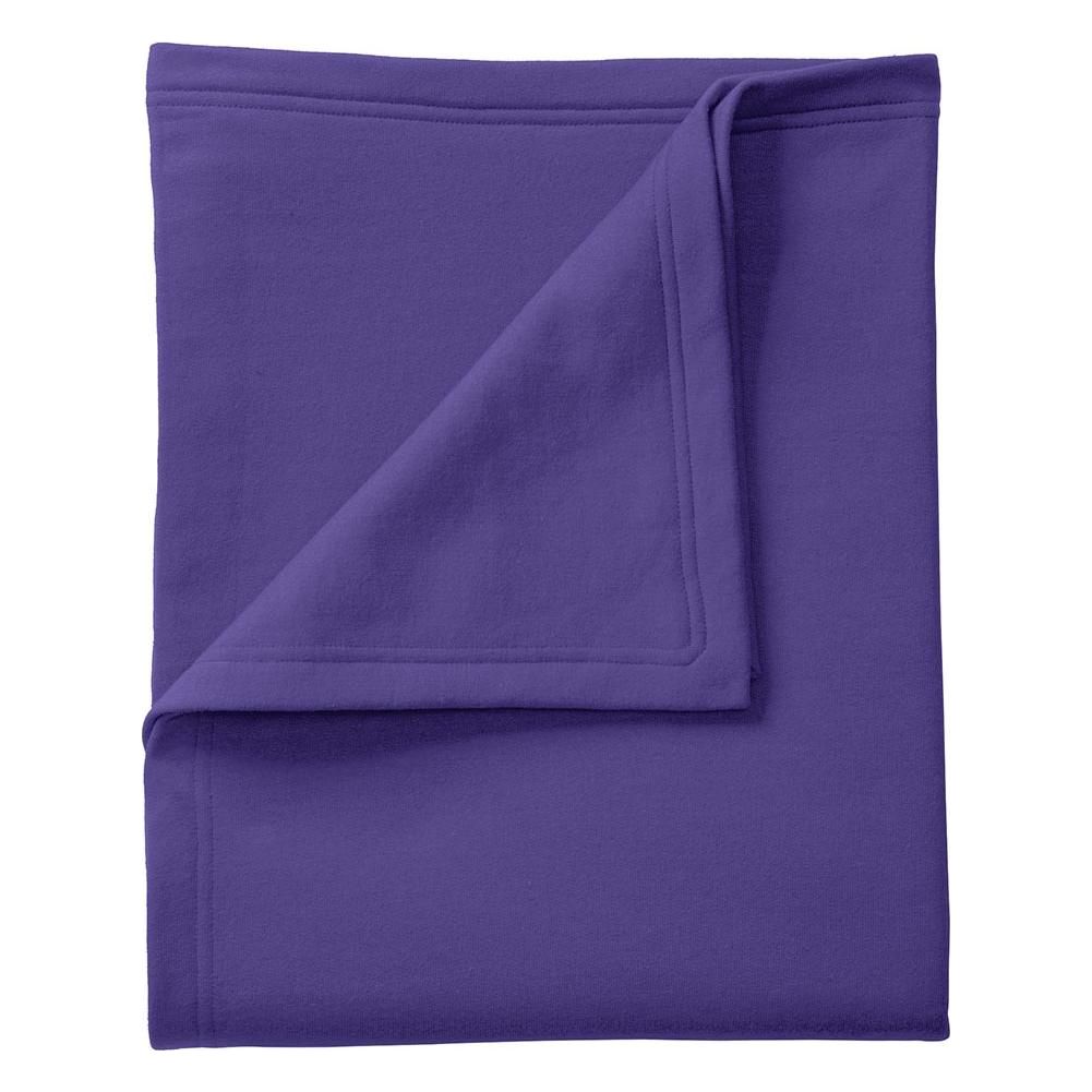 Joe's USA Core Fleece Sweatshirt Blanket Joe's USA Purple