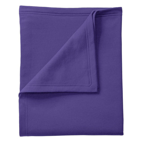 Joe's USA Core Fleece Sweatshirt Blanket Joe's USA Purple