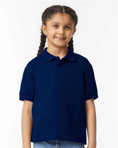 Gildan DryBlend® Youth Jersey Polo - Gildan 8800B Gildan Navy S