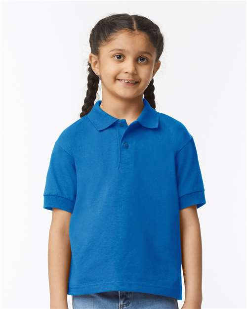 Gildan DryBlend® Youth Jersey Polo - Gildan 8800B Gildan Royal S