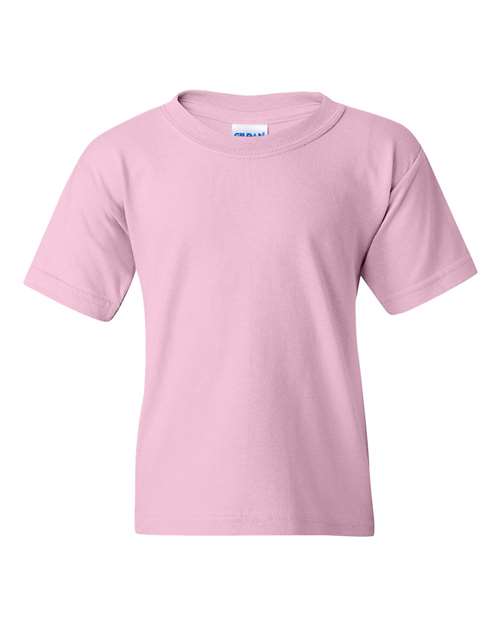 Gildan Heavy Cotton™ Youth T-Shirt - Light Pink - Gildan 5000B Gildan Light Pink XS