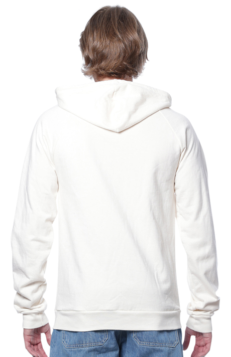 Royal Apparel 21051ORG Unisex Organic Cotton Full Zip Hoodie - Natural