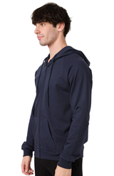 Royal Apparel 21051ORG Unisex Organic Cotton Full Zip Hoodie - Ocean