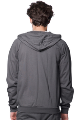 Royal Apparel 21051ORG Unisex Organic Cotton Full Zip Hoodie - Slate