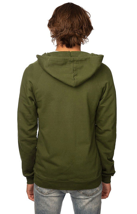 Royal Apparel 21051ORG Unisex Organic Cotton Full Zip Hoodie - Moss