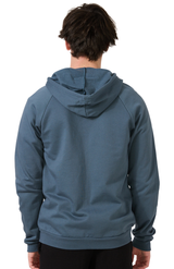 Royal Apparel 21051ORG Unisex Organic Cotton Full Zip Hoodie - Pacific Blue