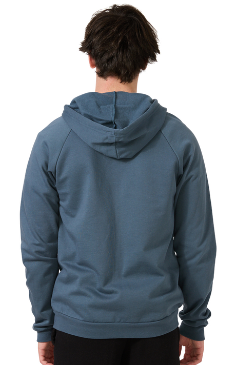Royal Apparel 21051ORG Unisex Organic Cotton Full Zip Hoodie - Pacific Blue