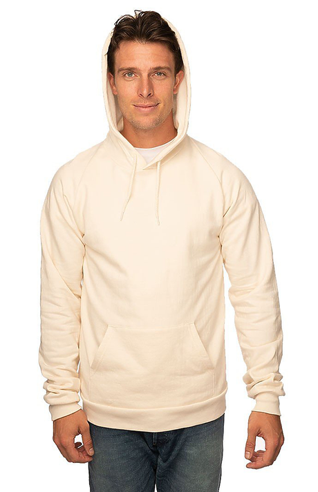 Royal Apparel 21052ORG Unisex Organic Cotton Pullover Hoodie - Natural
