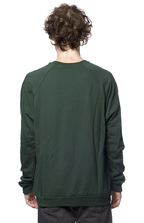 Royal Apparel 21053ORG Unisex Organic Raglan Crew Neck Sweatshirt - Evergreen