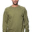 Royal Apparel 21053ORG Unisex Organic Raglan Crew Neck Sweatshirt - Moss