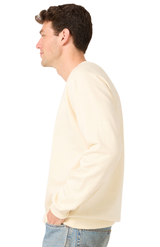 Royal Apparel 21053ORG Unisex Organic Raglan Crew Neck Sweatshirt - Natural