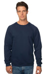 Royal Apparel 21053ORG Unisex Organic Raglan Crew Neck Sweatshirt - Ocean