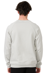 Royal Apparel 21053ORG Unisex Organic Raglan Crew Neck Sweatshirt - Stone