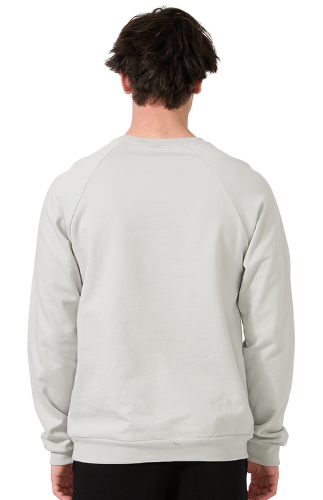 Royal Apparel 21053ORG Unisex Organic Raglan Crew Neck Sweatshirt - Stone