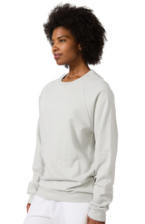 Royal Apparel 21053ORG Unisex Organic Raglan Crew Neck Sweatshirt - Stone