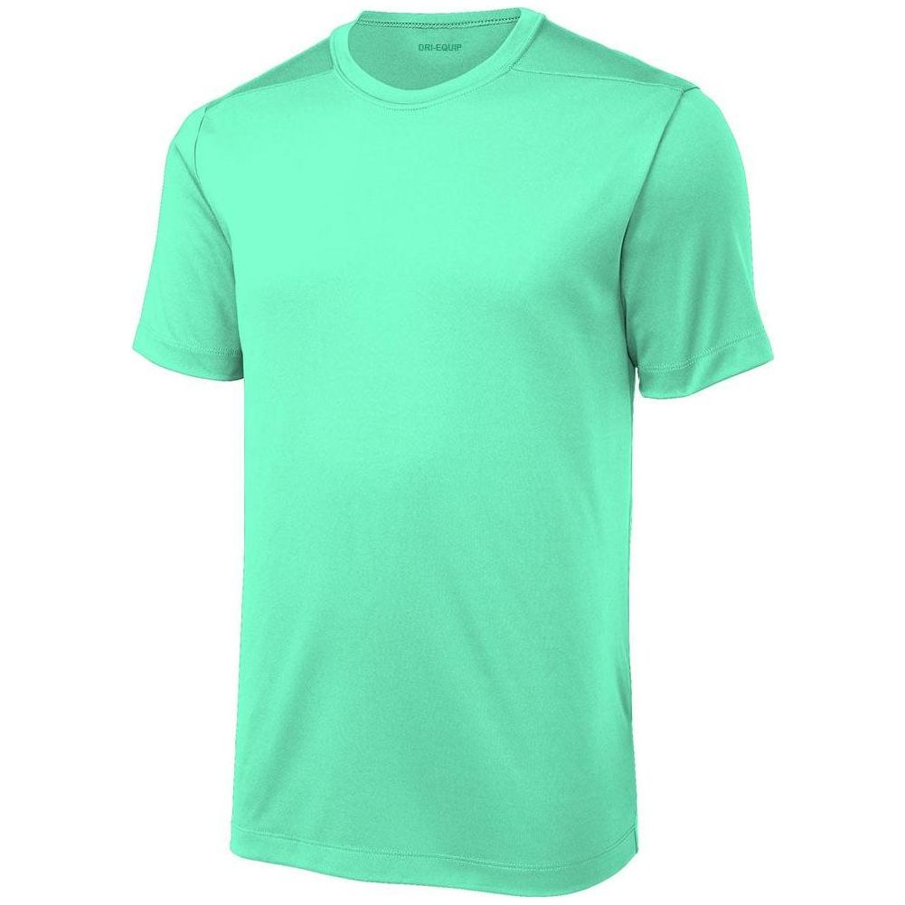 DRIEQUIP Mens UPF 50 UV Sun Protection Performance Short Sleeve T-Shirt Sizes XS-4XL DRI-EQUIP X-Small Bright Seafoam