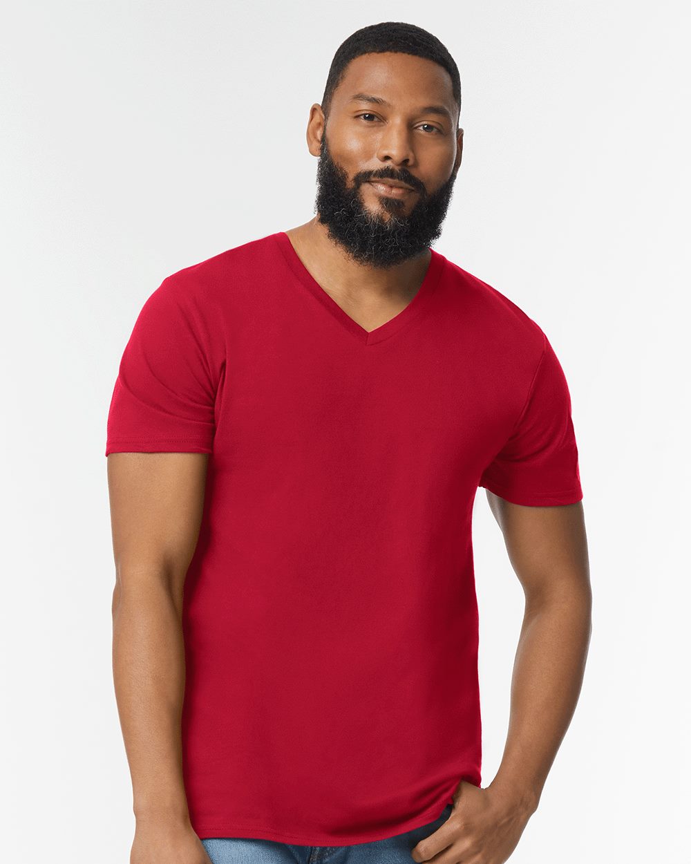 Gildan 64V00 Unisex Softstyle V-Neck T-Shirt