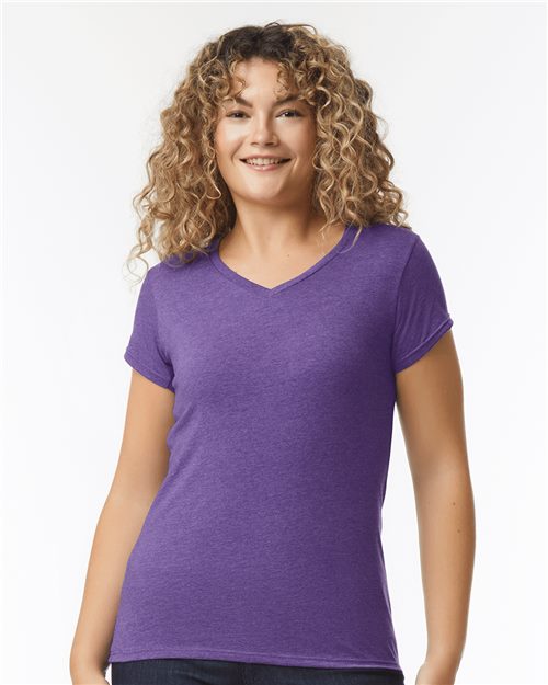 Gildan Women's Softstyle® V-Neck T-Shirt - Gildan 64V00L