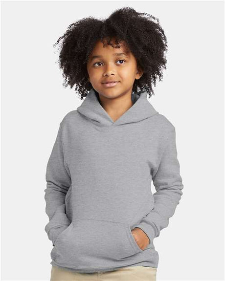 Hanes P473 Youth EcoSmart Hooded Sweatshirt