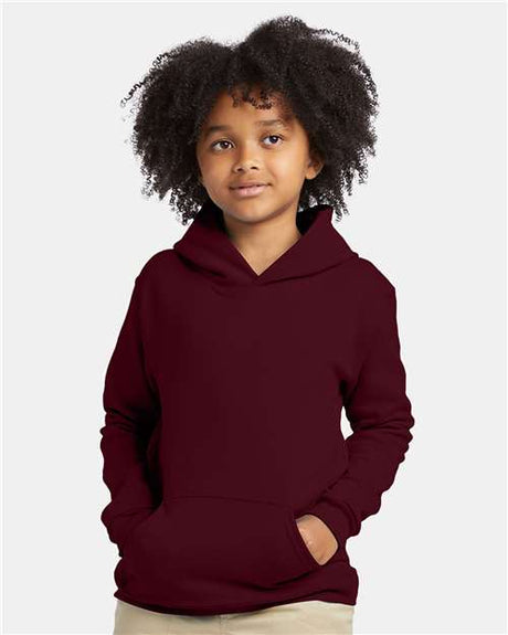 Hanes P473 Youth EcoSmart Hooded Sweatshirt