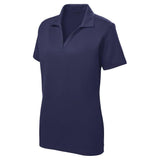 DRI-EQUIP Ladies Racer Mesh Golf Polo-TrueNavy DRI-EQUIP True Navy X-Small