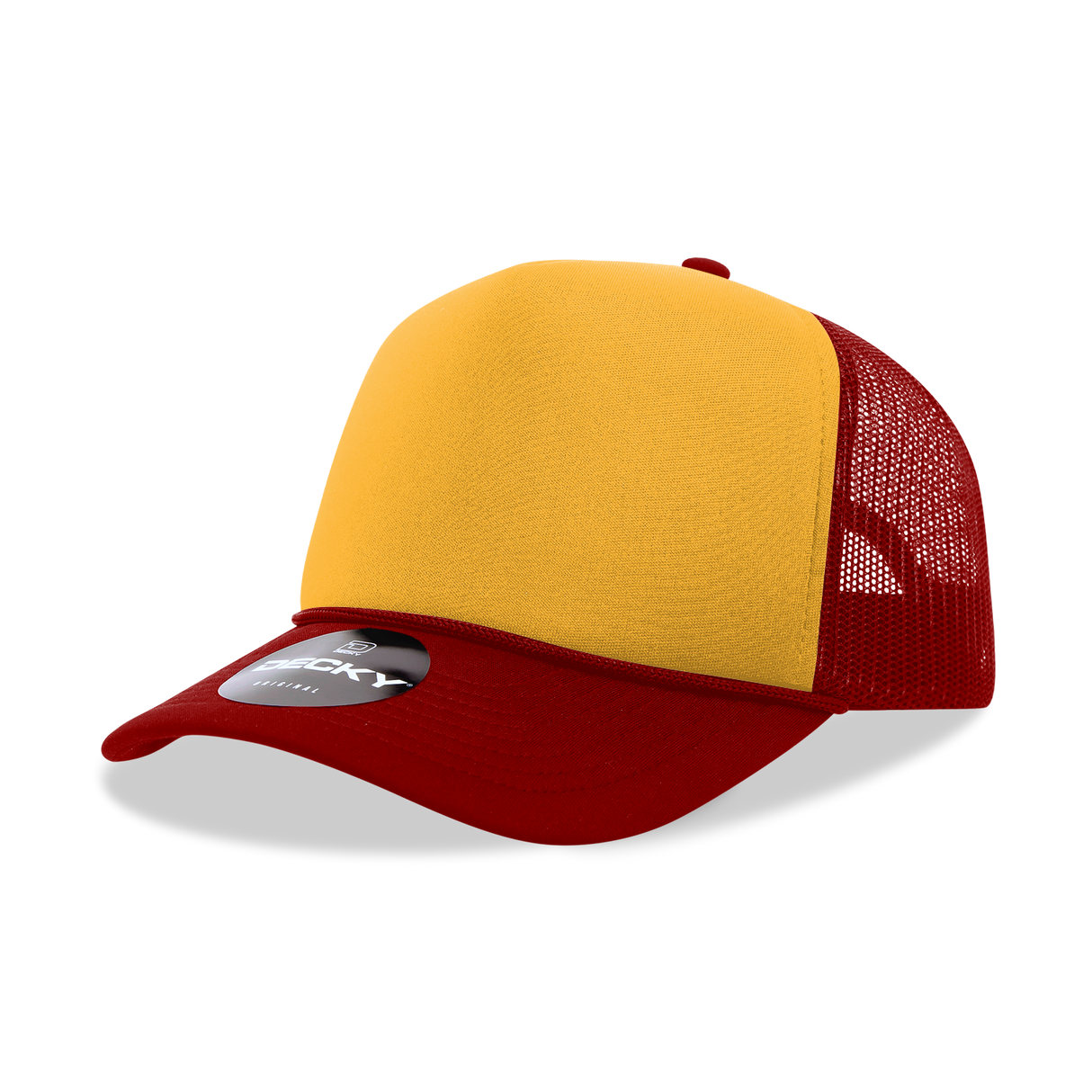 Decky 5 Panel Mid Profile Structured Two Tone Foam Trucker | Decky 212
