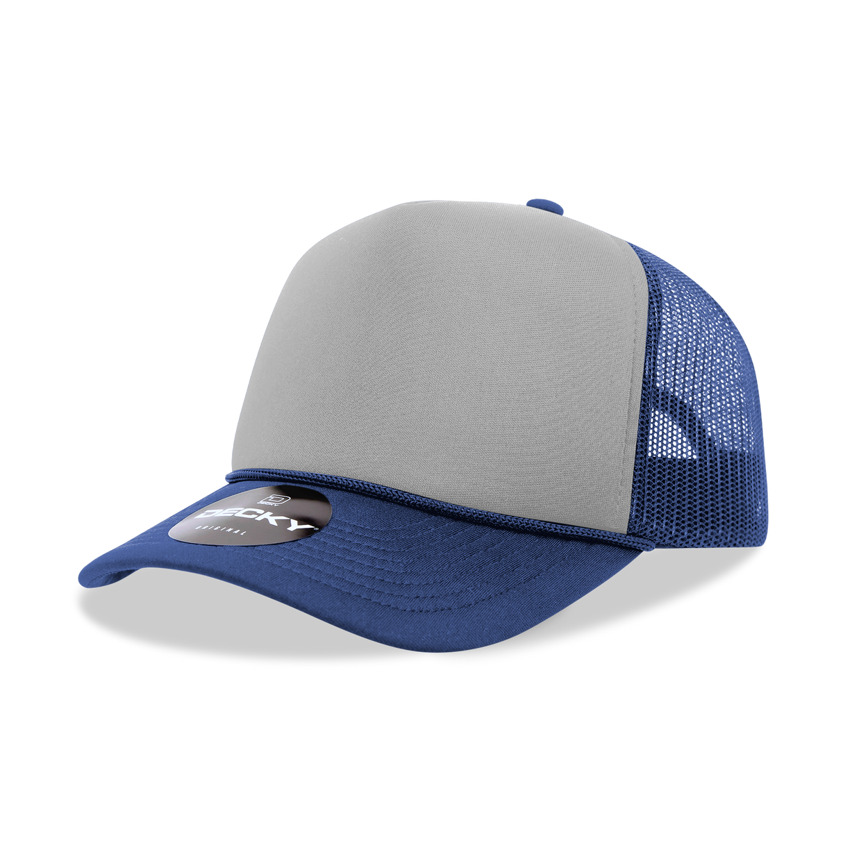 Decky 5 Panel Mid Profile Structured Two Tone Foam Trucker | Decky 212