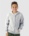 Gildan 18600B Youth Heavy Blend Full-Zip Hooded Sweatshirt