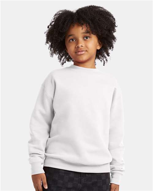 Hanes Youth EcoSmart® Crewneck Sweatshirt - Hanes P360