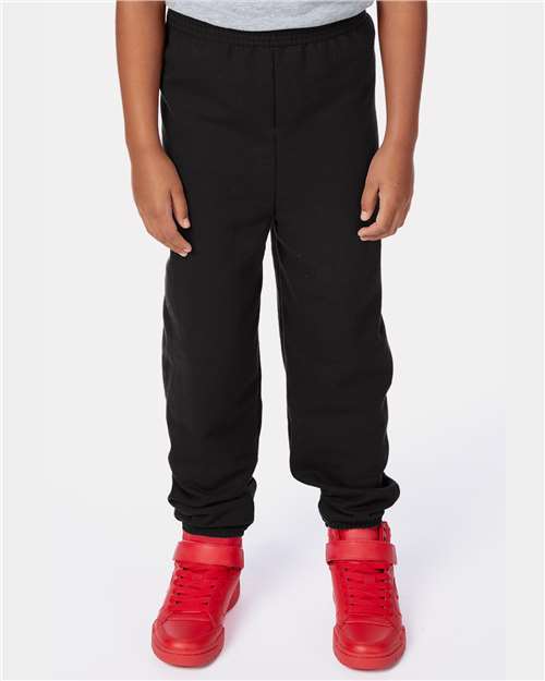 Hanes Ecosmart Youth Sweatpants - Hanes P450 Hanes Black XS