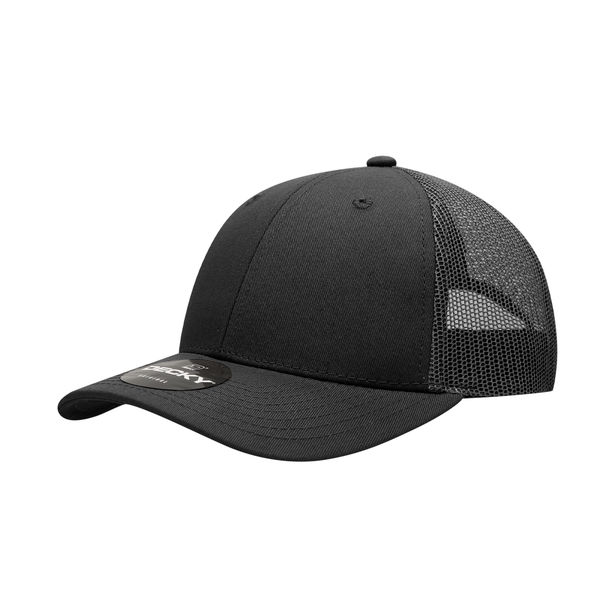Decky 6 Panel Low Profile Structured Cotton Trucker | Decky 214