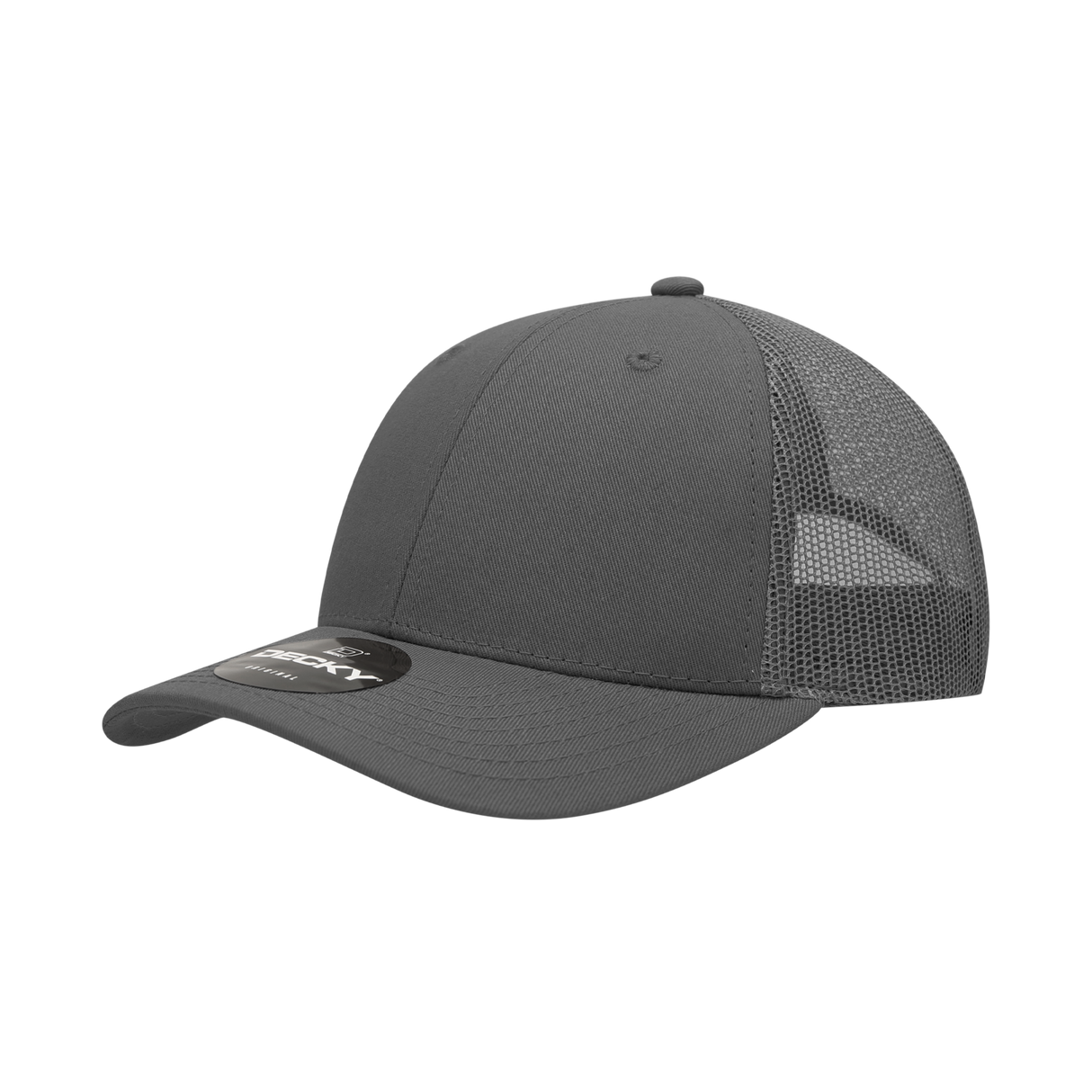 Decky 6 Panel Low Profile Structured Cotton Trucker | Decky 214