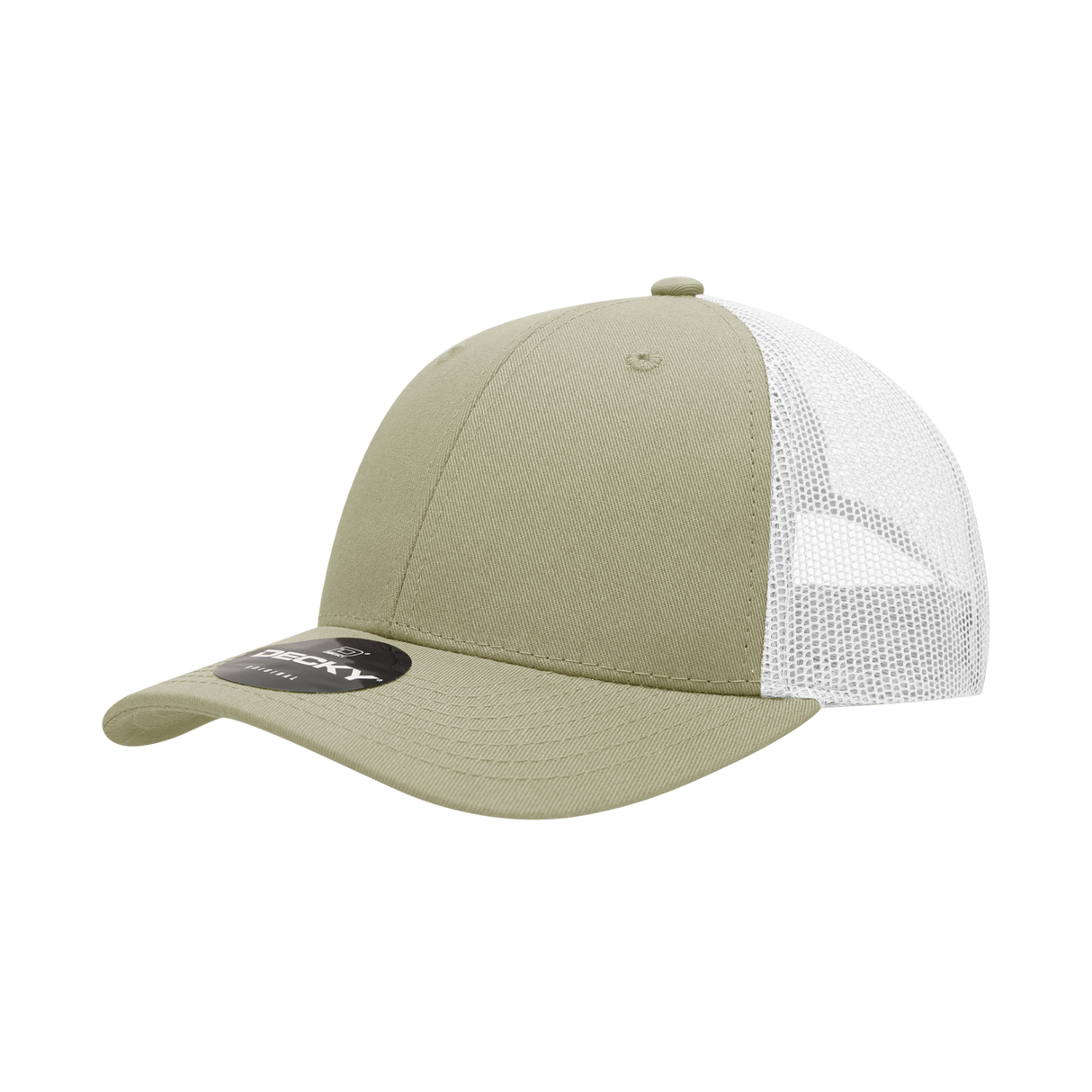 Decky 6 Panel Low Profile Structured Cotton Trucker | Decky 214