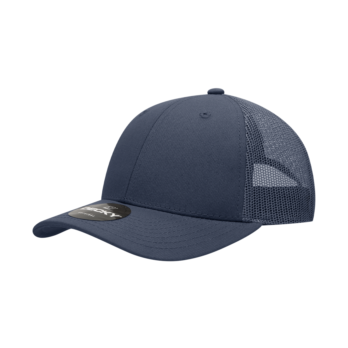 Decky 6 Panel Low Profile Structured Cotton Trucker | Decky 214