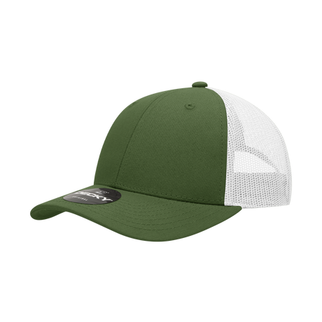 Decky 6 Panel Low Profile Structured Cotton Trucker | Decky 214
