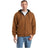 Mens Heavyweight Full-Zip Hooded Sweatshirt with Thermal Lining Sweatshirts/Fleece Joe's USA X-Small Duck Brown