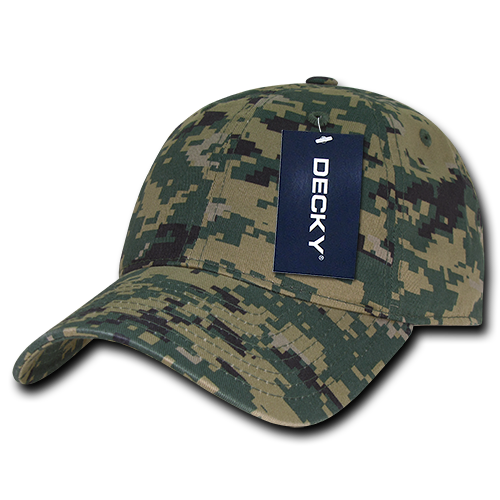 Decky 6 Panel Low Profile Relaxed Camo Dad Hat | Decky 216