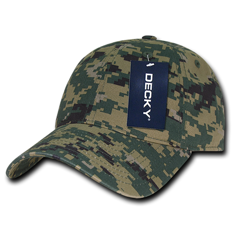 Decky 6 Panel Low Profile Relaxed Camo Dad Hat | Decky 216