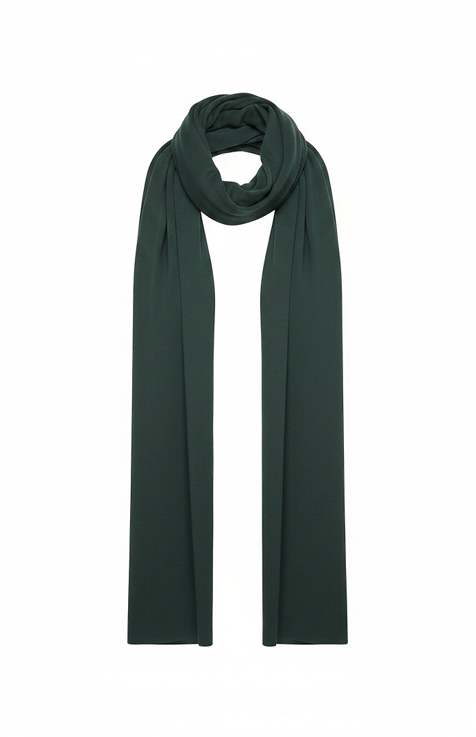Royal Apparel 21700ORG Unisex Organic Cotton Scarf - Evergreen